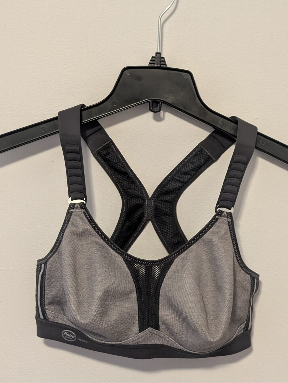 Anita Active DynamiX Star High Impact Sports Bra Anthracite Grey Athletic 32C